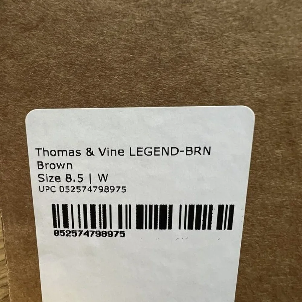 Thomas Vine Mens Legend Boot Brown Size 8.5Wide